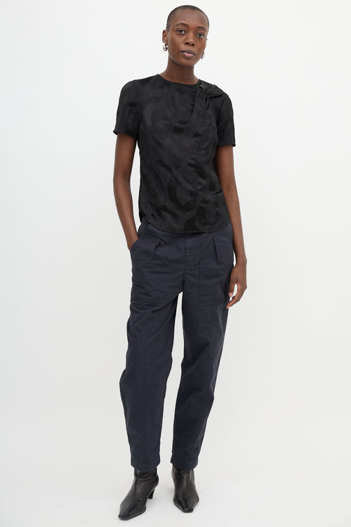 Isabel Marant Patterned Twisted Top