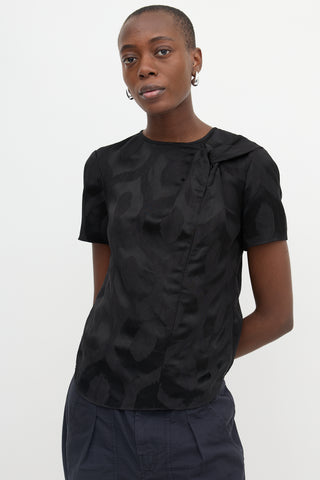 Isabel Marant Patterned Twisted Top