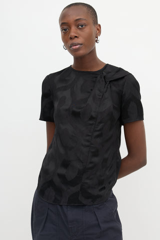 Isabel Marant Patterned Twisted Top