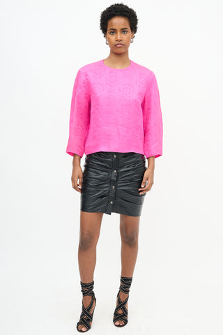 Isabel Marant Silk Floral Jacquard Blouse