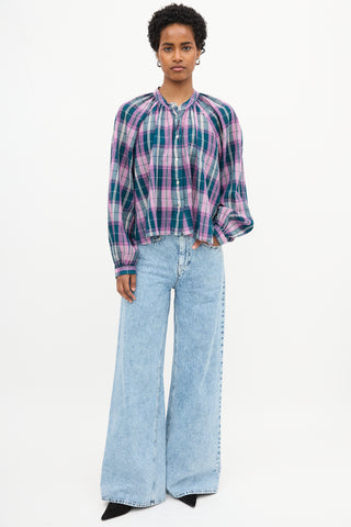 Isabel Marant Étoile Check Blandine Blouse