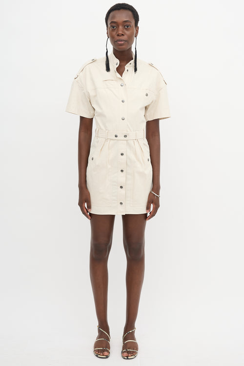 Isabel Marant Étoile Belted Snap Button Dress
