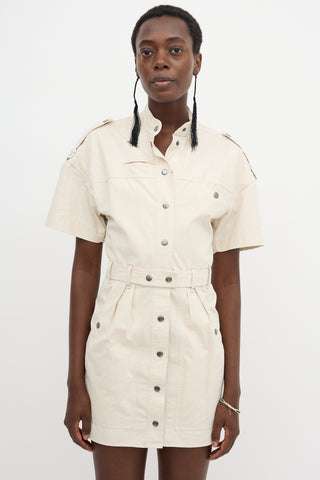 Isabel Marant Étoile Belted Snap Button Dress