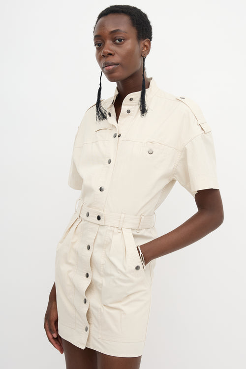 Isabel Marant Étoile Belted Snap Button Dress