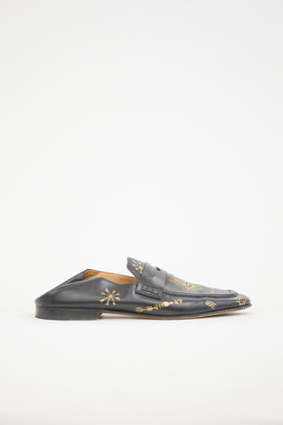 Isabel Marant Leather Fezzy Convertible Loafer