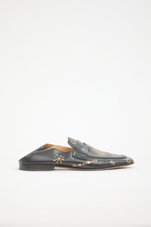 Isabel Marant Leather Fezzy Convertible Loafer