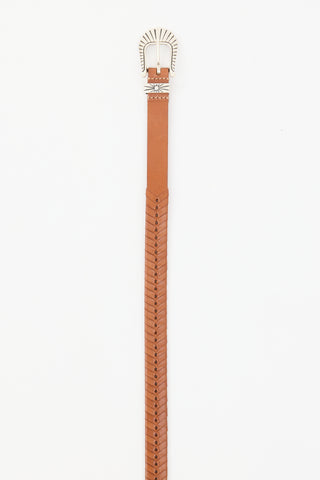Isabel Marant Woven Leather Belt