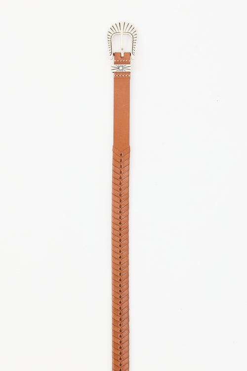 Isabel Marant Woven Leather Belt