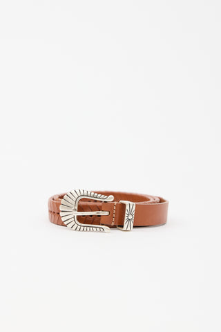 Isabel Marant Woven Leather Belt