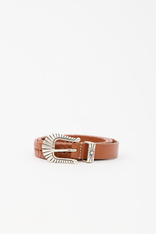 Isabel Marant Woven Leather Belt