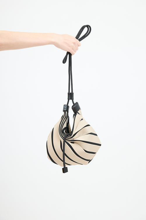 Issey Miyake Linear Knit Bag