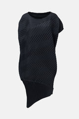 Issey Miyake Plissé Asymmetrical Dress