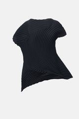 Issey Miyake Plissé Asymmetrical Top