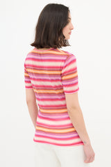 Issey Miyake Sheer Stripe T-Shirt