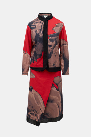 Issey Miyake SS 2002 Abstract Printed Set