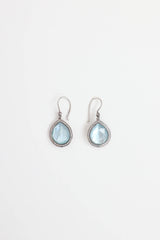 Ippolita Sterling Silver Topaz and Diamond Teardrop Earrings