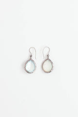 Ippolita Sterling Silver Topaz and Diamond Teardrop Earrings