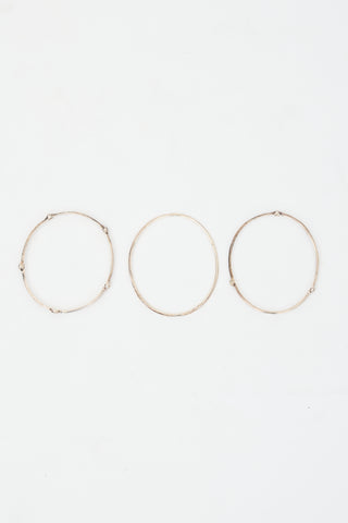 Ippolita Sterling Silver Station Bangle Set
