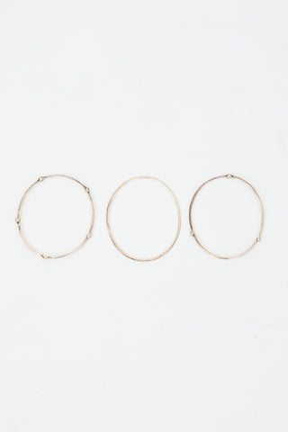 Ippolita Sterling Silver Station Bangle Set