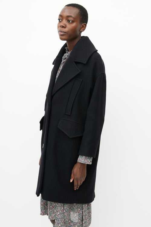 Iro Black Wool Coat