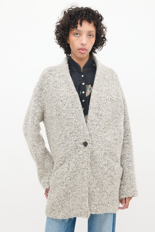 Iro Grey Boucle Jacket