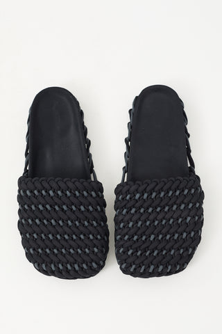 Isa Boulder Black & Grey Chunk Clog