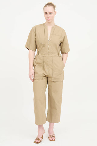 Isabel Marant Zipped Wide Leg Jumpsuit