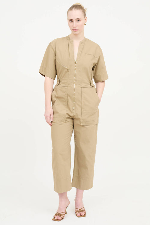 Isabel Marant Zipped Wide Leg Jumpsuit