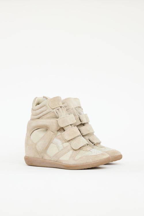 Isabel Marant Étoile Suede Wedged Bekett Sneaker