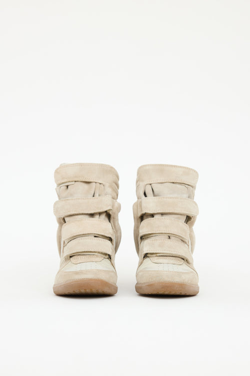 Isabel Marant Étoile Suede Wedged Bekett Sneaker