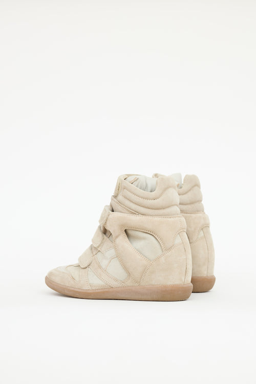 Isabel Marant Étoile Suede Wedged Bekett Sneaker