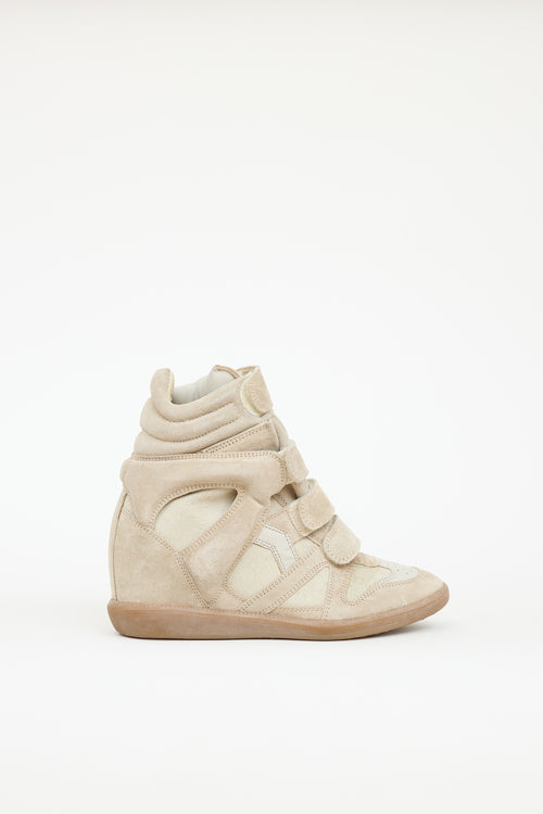 Isabel Marant Étoile Suede Wedged Bekett Sneaker