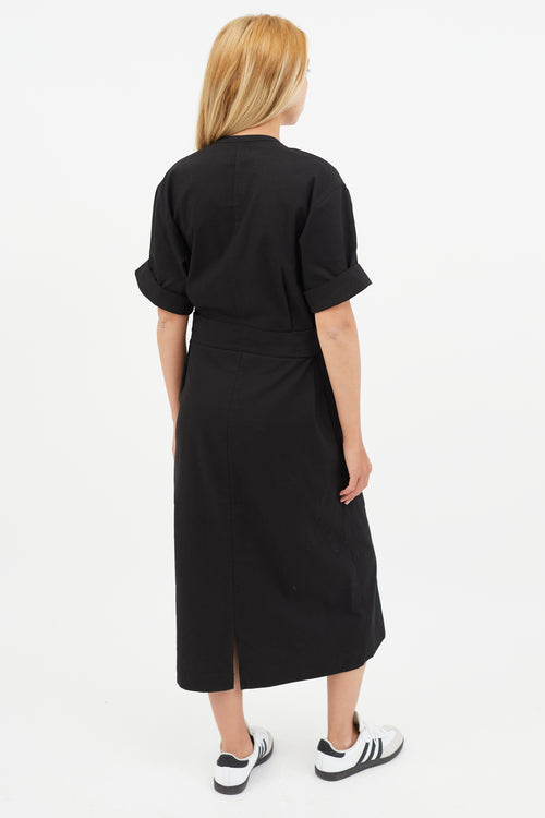 Isabel Marant Black & Gold Zip Dress