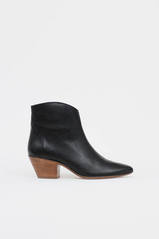Isabel Marant Leather Dacken Bootie