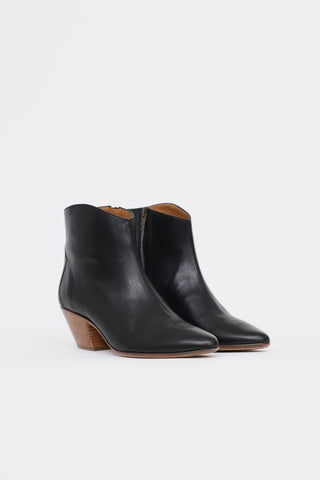 Isabel Marant Leather Dacken Bootie