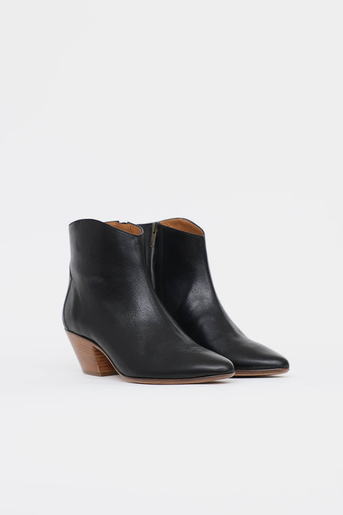 Isabel Marant Leather Dacken Bootie