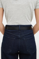 Isabel Marant Black Leather Lecce Tie Belt
