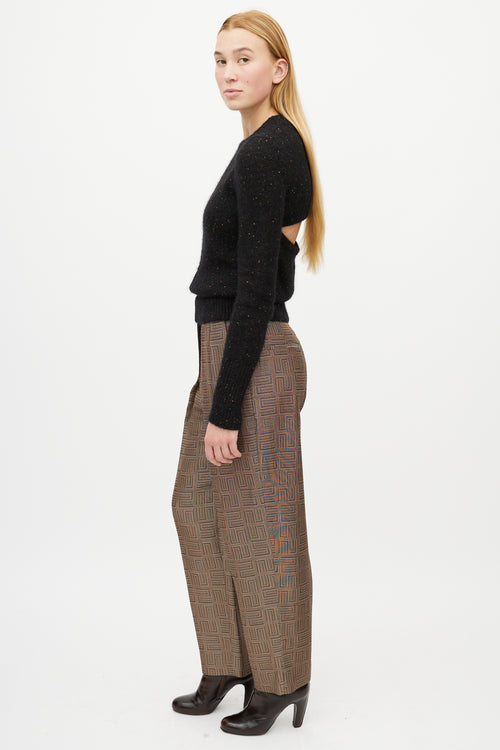 Isabel Marant Black Speckled Wool Sweater