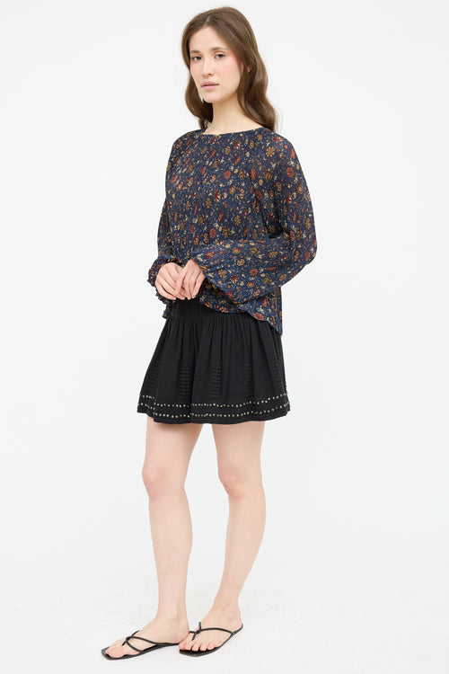Isabel Marant Étoile Beaded Smock Skirt