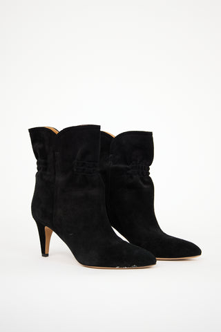 Isabel Marant Black Suede Dedie Boot