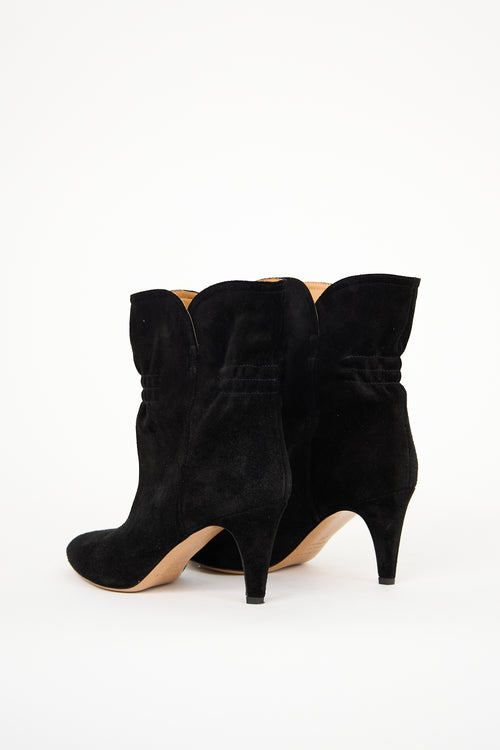 Isabel Marant Black Suede Dedie Boot