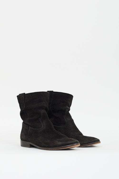 Isabel Marant Black Suede Susee Ankle Boot