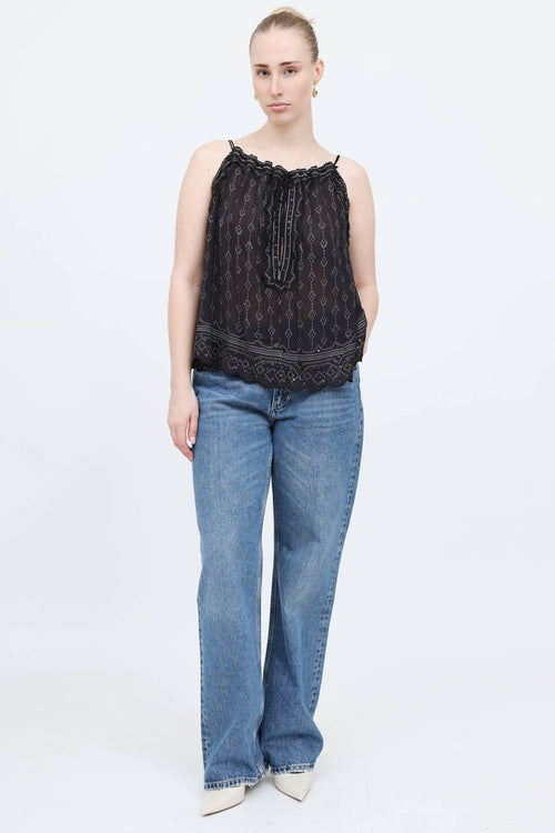 Isabel Marant Studded Sheer Top