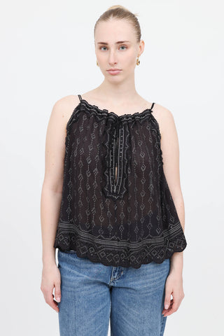 Isabel Marant Studded Sheer Top