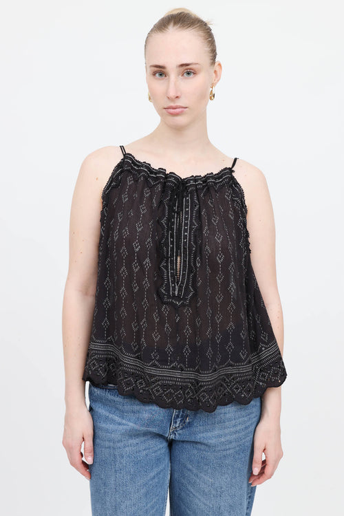 Isabel Marant Studded Sheer Top