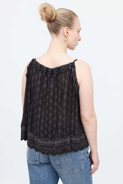 Isabel Marant Studded Sheer Top