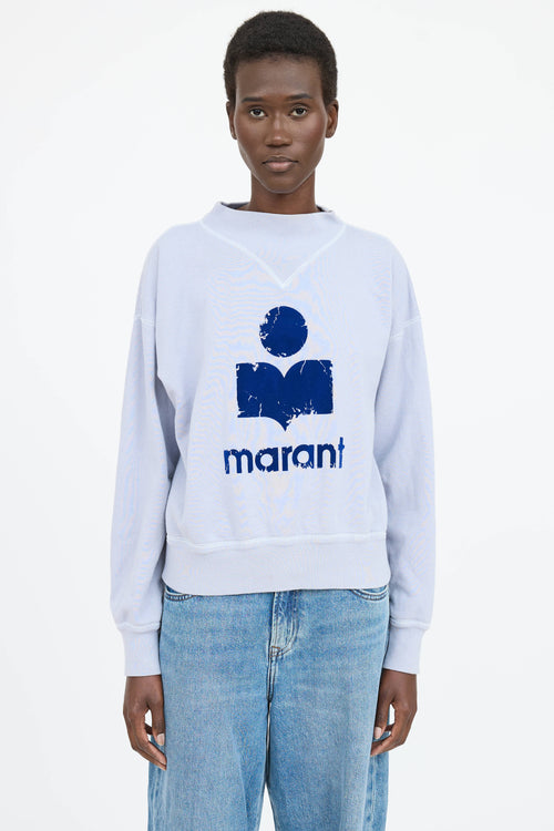 Isabel Marant Flocked Logo Sweatshirt