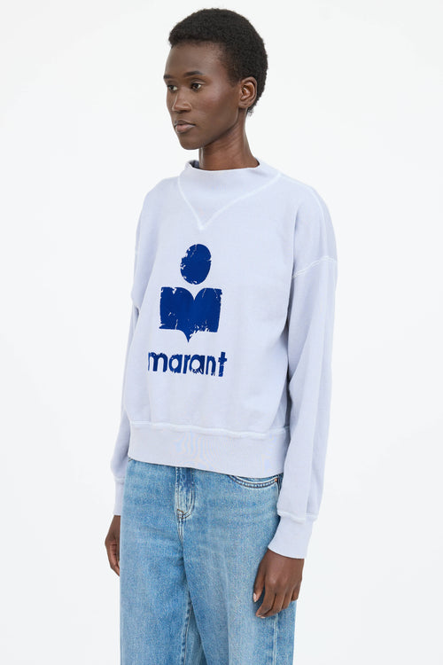 Isabel Marant Flocked Logo Sweatshirt