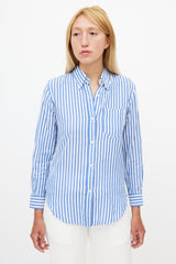 Isabel Marant Blue & White Striped Shirt