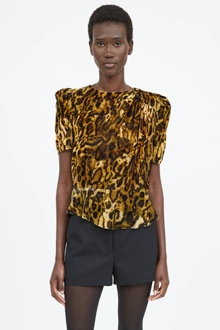 Isabel Marant Velvet Printed Top